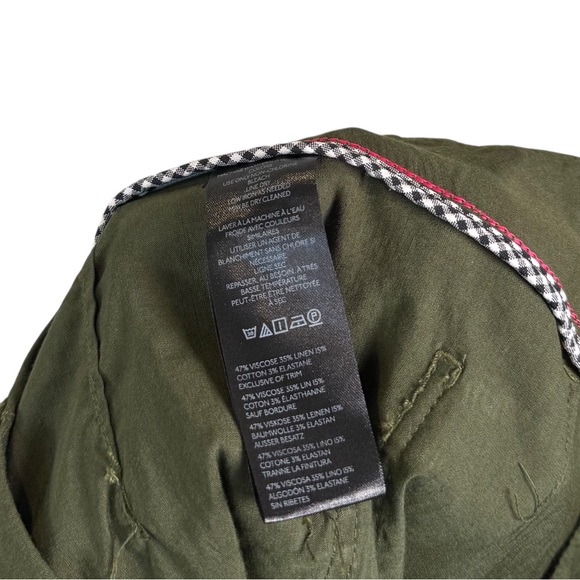 Maeve Size 30 Anthropologie Colette Shorts Magic Fabric Edition Holly Green - Picture 5 of 7